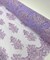 Lilac Sequin Embroidered Lace Fabric by the Yard, 54" Wide Floral Mesh Lace with Double Scalloped Edges
